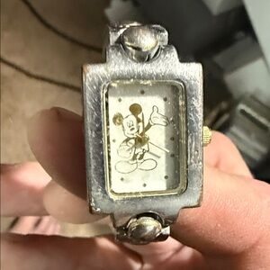 Disney Silver Mickey Mouse Smartwatch